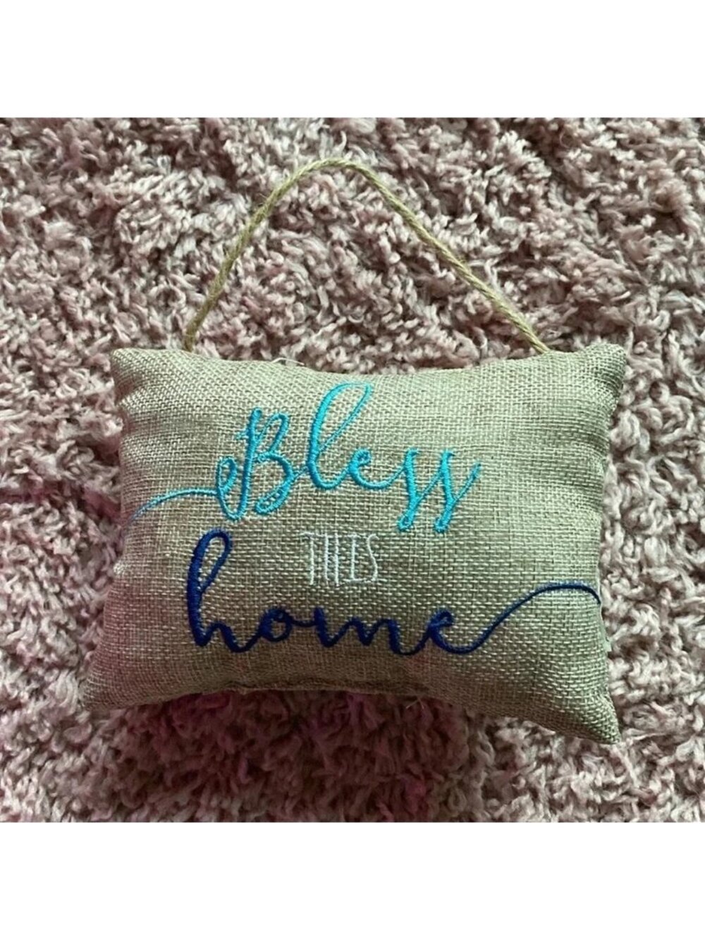Bless this home hanging pillow